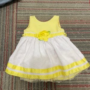 Youngland baby yellow dress 18M